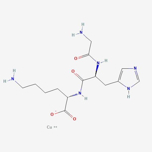Struktura 2D — GHK-Cu